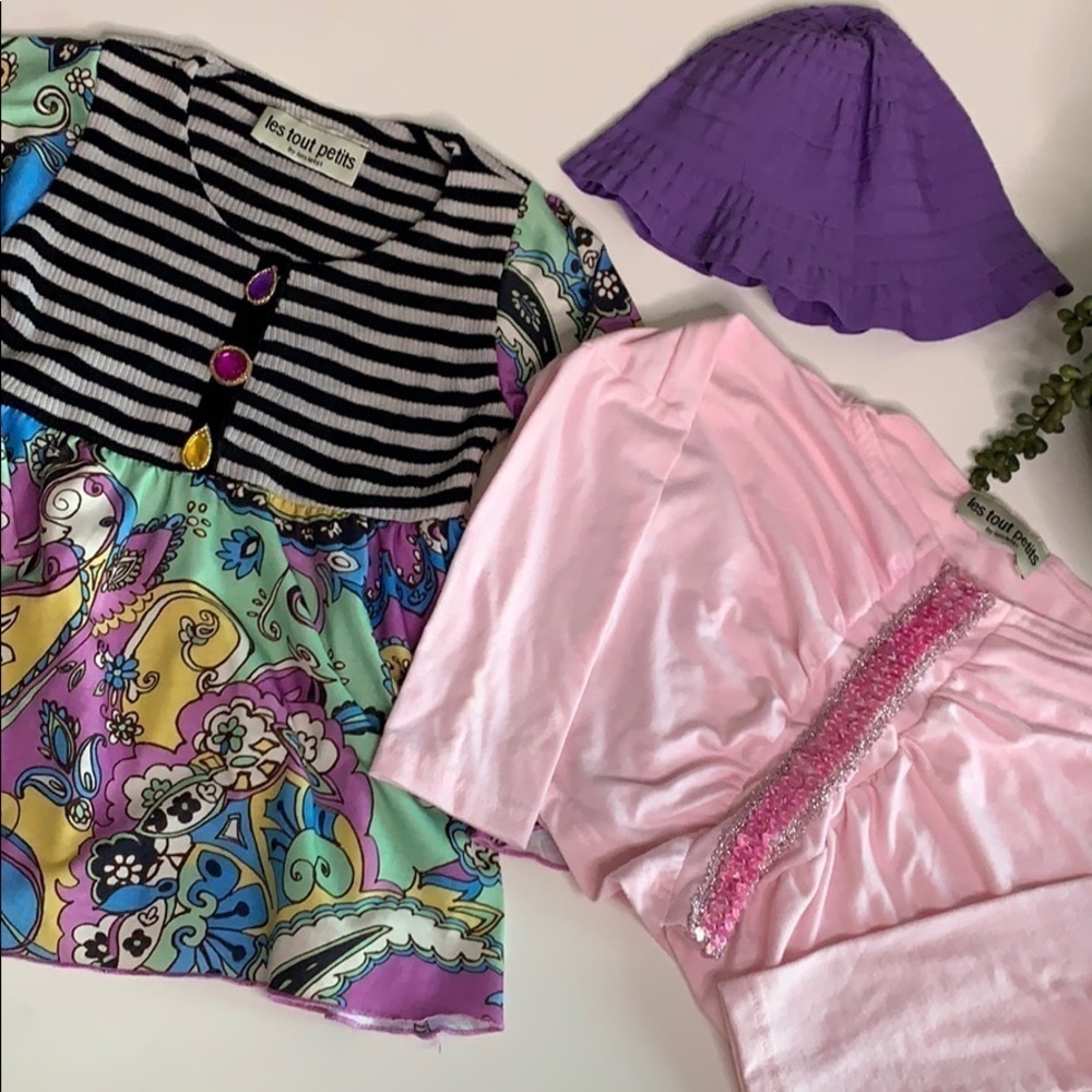 Gypsy Little girls bejeweled 3 Piece bundle outfit size 6